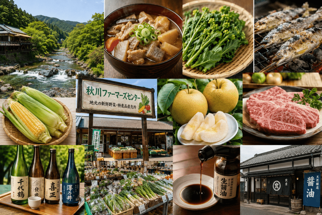 あきる野市で味わう清流と里山のご当地グルメ