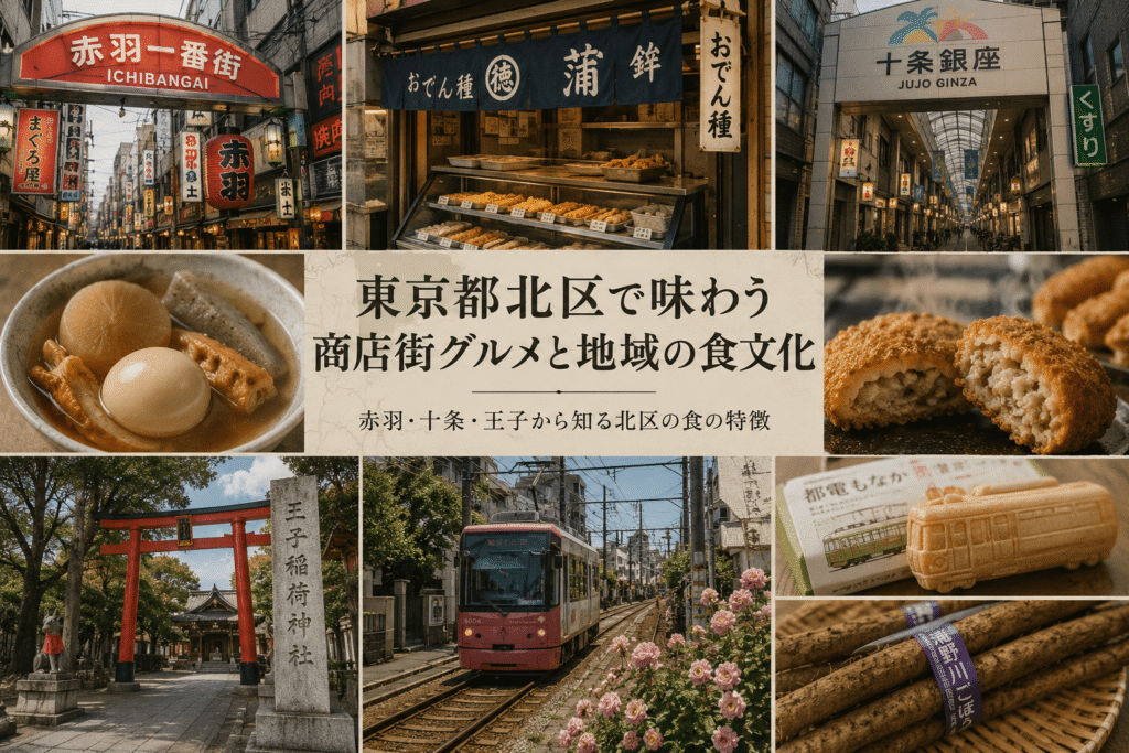 東京都北区で味わう商店街グルメと地域の食文化