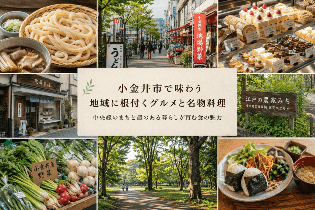 小金井市で味わう地域に根付くグルメと名物料理