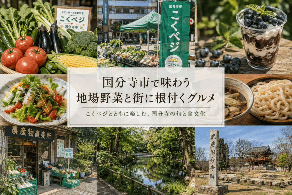 国分寺市で味わう地場野菜と街に根付くグルメ