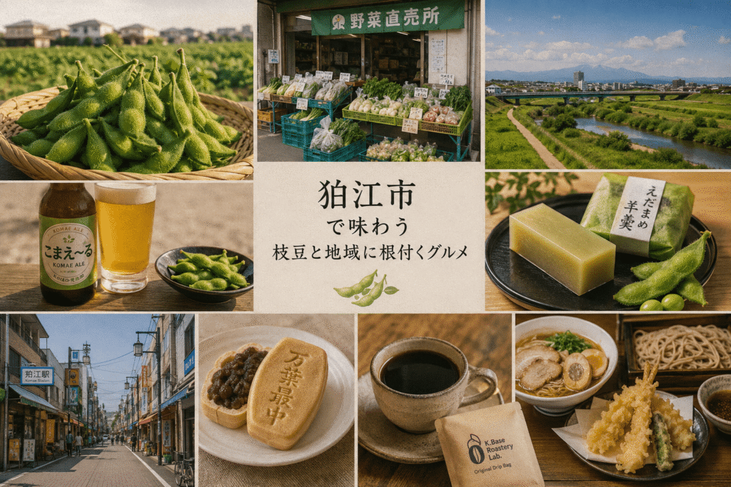 狛江市で味わう枝豆と地域に根付くグルメ