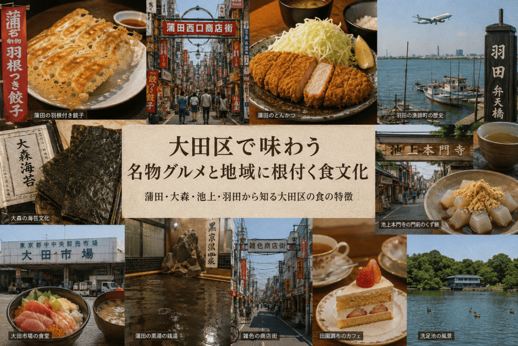 大田区で味わう名物グルメと地域に根付く食文化