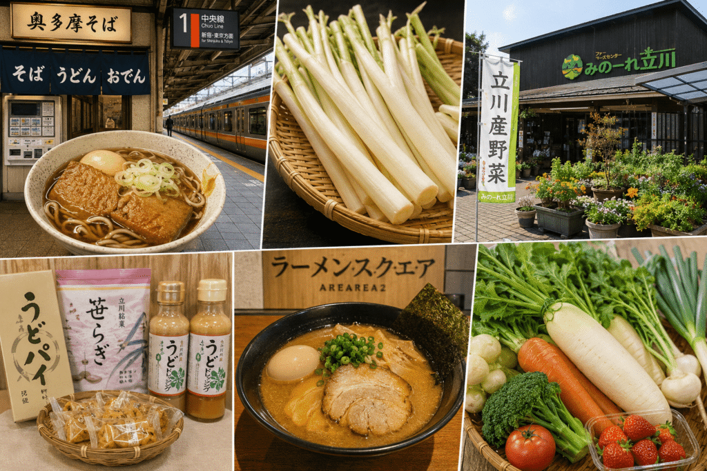 立川市で味わう東京うどと街に根付くグルメ