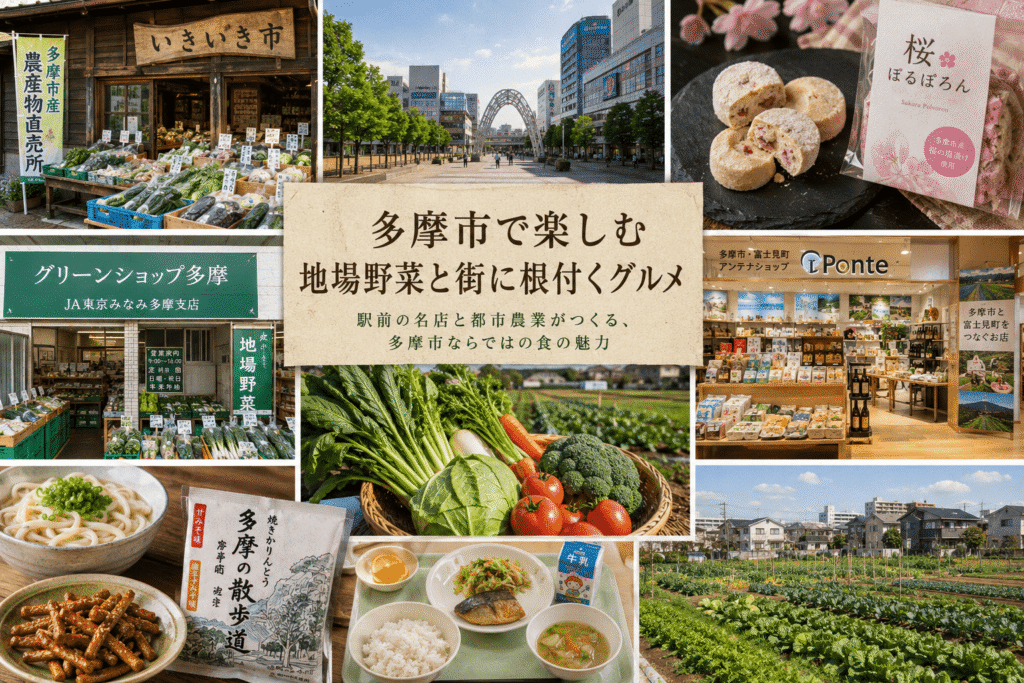 多摩市で楽しむ地場野菜と街に根付くグルメ
