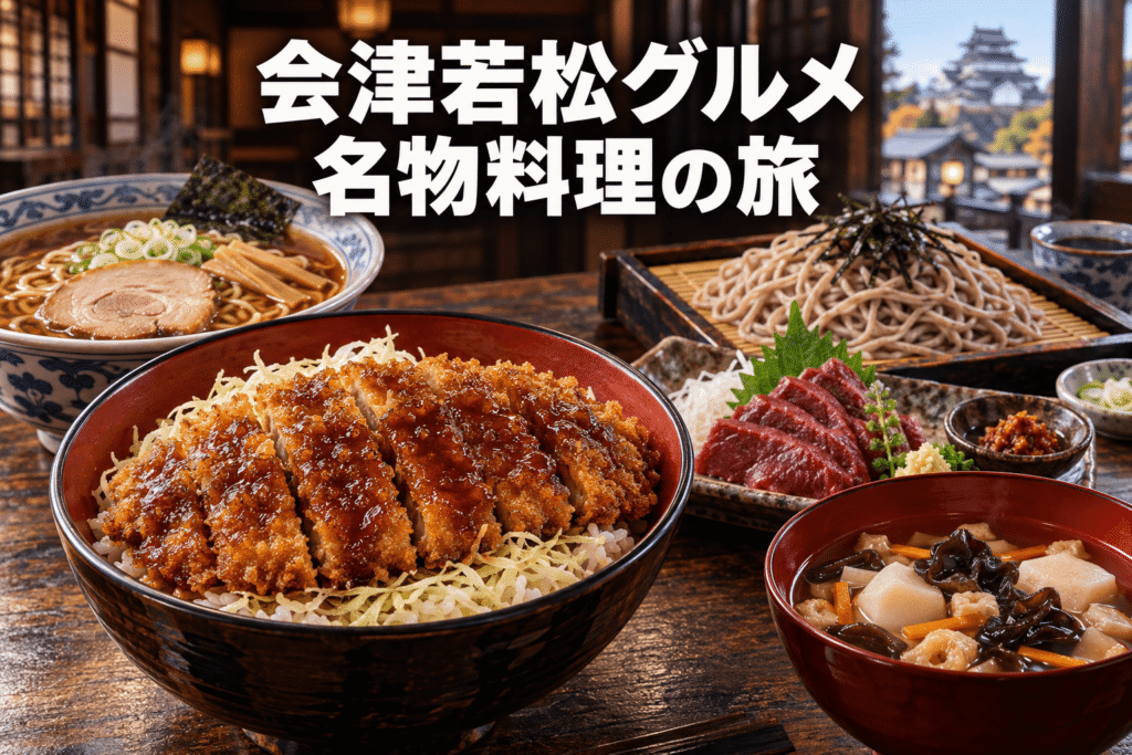 会津若松グルメと名物料理の旅