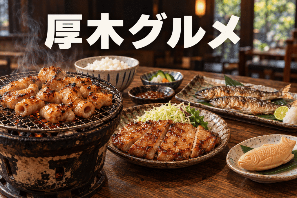 厚木市グルメと名物・食事巡り案内