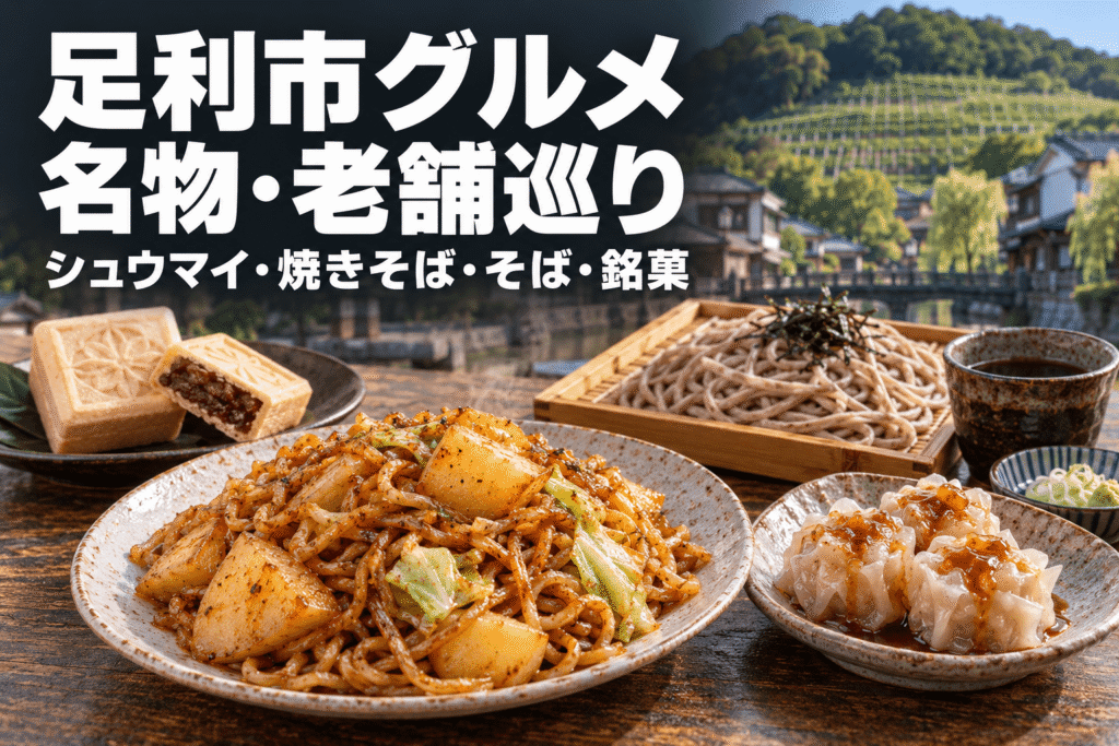 足利市グルメと名物・老舗巡り案内